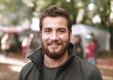 a man after completing an effective mens drug rehab