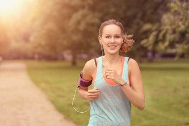 young woman taking part in fitness therapy